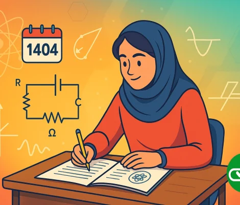امتحان شبه نهایی فیزیک دوازدهم تجربی ۱۴۰۴ تیک